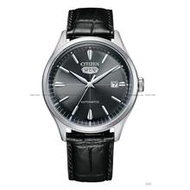 CITIZEN C7 Crystal Seven NH8390-20H Automatic Day Date Leather Black