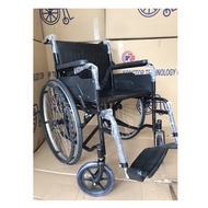 ♞,♘Standard Wheelchair Foldable Adult Wheelchair Commode Chair with Wheels Rollator Walker