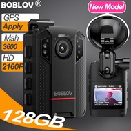 BOBLOV KJ24 with GPS Ultra 4K HD 2160P Body Mini Action Camera 128GB Night Version 3600Mah 13H DVR V
