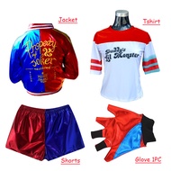 Suicide Squad Harley Quinn Costume for Adult Woman Joker Monster Cosplay Set