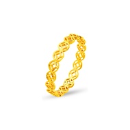 Top Cash Jewellery 916 Gold Coin Band Ring