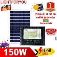 ไฟสปอร์ตไลท์ 50w 100w 150w 200w 400w 700w ไฟโซล่าเซล Solar cell  แผงโซล่าเซลล์และหลอดไฟ Led ขนาด หลอ