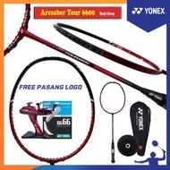 Raket Badminton YONEX ARCSABER TOUR 6600+grip+tas+senar bg66+LOGO ORI