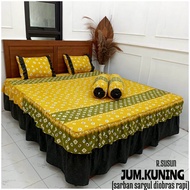Sprei Rumbai Susun Murah Sprei Rumbai Batik Jumputan No. 1 King Size 180x200 No. 2 Queen Size 160x20