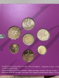 （97新鑄紀念幣-少有冇氧化）1997年香港回歸祖國紀念新鑄錢幣套裝 Commemorative Brilliant Uncirculated Coin Set 1997