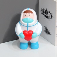 Anti-epidemic Doll Dabai Doctor Nurse Doll Figure Protective Clothing Nucleic Acid Detection Anti-ep