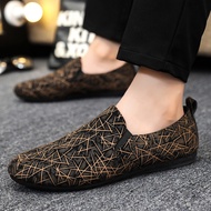 Social Guy Casual Shoes Shoes Peas Shoes Men's Lazy Shoes Cover Foot Slip-On Men's Shoes Large Size