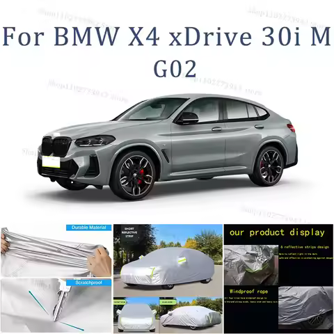 Car Cover Protection Sunscreen Heat Insulation Dust Resistant Scratch For BMW X4 xDrive 30i M G02 Ca