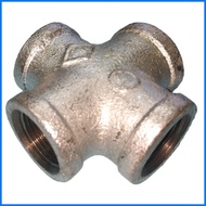 ≈ ∭ ✽ Meisons GI CROSS TEE 1/2" THREADED SCH40 STANDARD