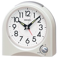 Seiko Clock (Seiko Clock) Alarm Clock Desktop Clock Analog White Pearl 115×115×55mm KR520W