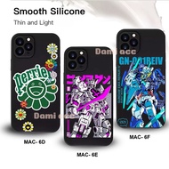 (dami) infinix note 40 4g 40s infinix note 40 pro note 40 pro plus macaron black case gundam image s