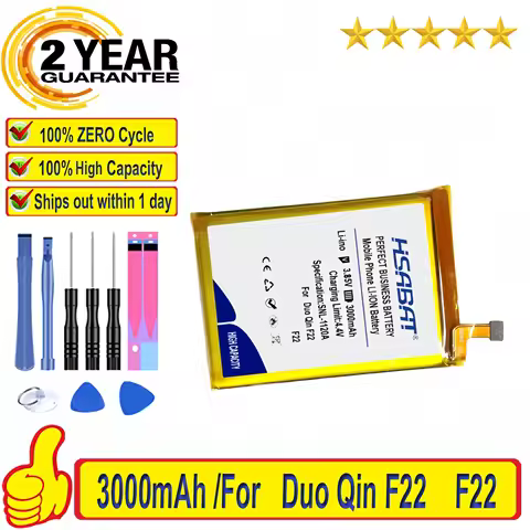 Top Brand 100% New 2600mAh~3000mAh Battery for Duo Qin F21 Pro / F21 Pro+ F21Pro F22 Batteries