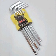9-Piece Hex Key (Allen Wrench) Set (1.5mm–10mm)