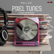 上新色~復古透明 RELAX PIXEL TUNES CD Player 可連藍芽 bluebooth 唱片機 唱片播放器 日本代購 日本直送