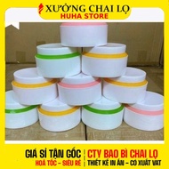 [COMBO 3 PCS] Cosmetic Jar ️ Slanted Body Cream Jar 150g 200g | Lotion Jar, Cosmetic Plastic Jar