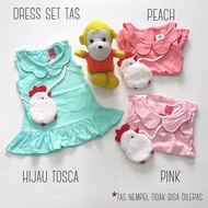CP Baby Clothes Dress Kutung Girls Set Chicken Bag