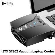 IETS GT202 พัดลมระบายความร้อนแล็ปท็อปสูญญากาศ พร้อมจอแสดงอุณหภูมิอัจฉริยะระบายความร้อนเหมาะสำหรับก