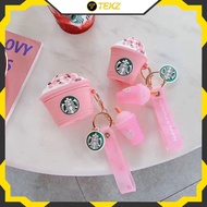 Starbucks Shockproof Silicone Protective Case for Apple Airpods 1/2 & Airpods Pro Headphones