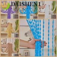 DAISHEN1 Beaded Door Curtain, Door Curtain 1*2M Beaded String Curtain, Window Treatment Tassel Solid