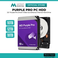 WESTERN DIGITAL WD INT HDD PURPLE PRO 3.5" SURVEILLANCE HDD CCTV SMART VIDEO INTERNAL HARD DRIVE HAR