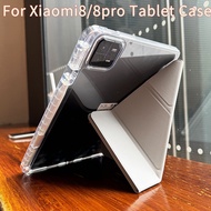 New For Xiaomi 8/8Pro Tablet Case Xiaomi 7/7Pro Pen Slot Acrylic Tablet Cover