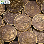 Source Direct Supply Metal Coin Mall Video Game Mall Game Coin Metal Retro Coin Props Coin