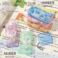 AMBER Correction Tapes, Smooth Silent Alteration Tape,  Mini Coating Tape School Office Supply