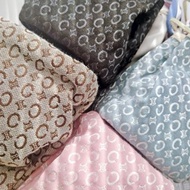 未使用品 CELINE 粉化妝包鏈條包雲朵包斜揹包斜挎包手拿包單肩包