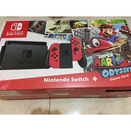 Nintendo Switch Mario Edition Bundled With 9 Games (Pre-Owned)