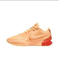 Nike Lebron 21 Round Toe Comfortable Low-Top Basketball Shoes, Men, Peach Pink, Domestic Version