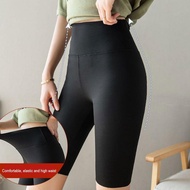 New Five Point Leggings Women Cycling Shorts Yoga Gym Fitness Sports Run E0t5