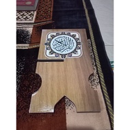 KAYU Rekal Al Quran - Al Quran Holder - Al Quran Holder - Al Quran Placemat - Wooden Calligraphy Rekha