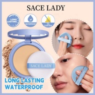 SACE LADY Oil Control Face Powder Waterproof Compact Powder
