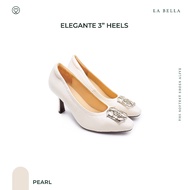 LA BELLA รองเท้าคัชชูส้นสูงหนังแกะ  รุ่น ELEGANTE 3" HEELS 4 สี