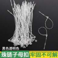 Tag string, bead chain, snap fastener, clothing tag string, garment label string, hanging string, la