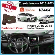 Toyota Innova 2005 - 2024 Dashboard Cover Pad Leather Car Accessories Interior Sun Visor Anti Skid M