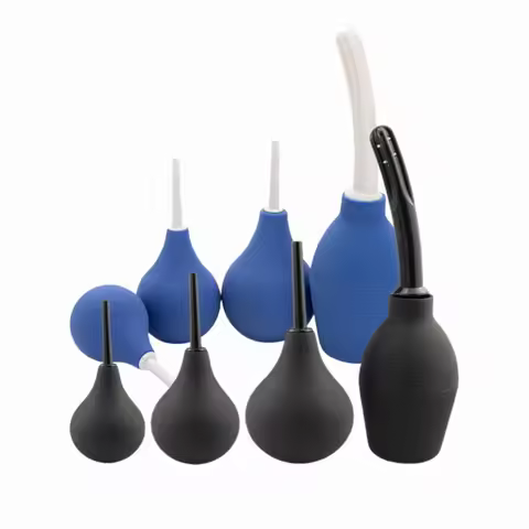 Enema Bulb Syringe Anal Cleaner Medical Rubber Enema Irrigator Female Vagina Anal Douche Cleaner for