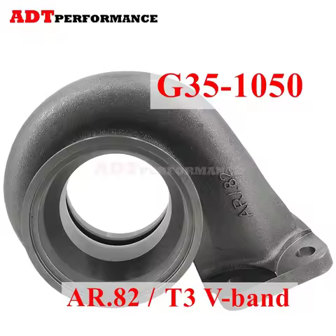 G35-1050 AR 0.82 T3 Dual V-band Turbo Housing 880707 880695 740902 G35 Turbine 1.01 1.21 0.82 T3 T4 