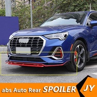 For Audi Q3 Body kit spoiler 2020-2021 For Audi Q3 ABS Rear lip rear spoiler front Bumper Diffuser B
