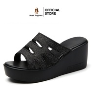 Hush Puppies_ รองเท้าผู้หญิง รุ่น Sunshine Slide HP IWSFT3355A - สีดำ รองเท้าแตะ รองเท้าแตะแบบสวม