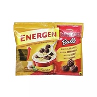 Energen Vanilla Cereal 10 x 38 Gr with Topping Beng Beng Balls (1 pack contains 10 sachets)