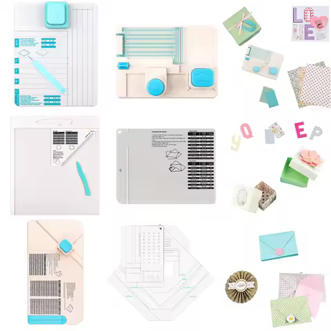 Envelope Making Tools Shadow Boxes Punch Board DIY Craft Supplies Perfect for Handmade Gifts & Decor