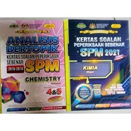 analysis Bertopik kertas soalan peperiksaan sebenar SPM Chemistry 2015-2019, 2021( 2 BUKU) ( second 