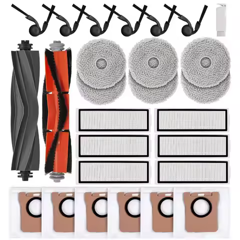 Specialized Accessory Kit for Xiaomi RoboVac 5 and 5 Pro (27 Pieces)
