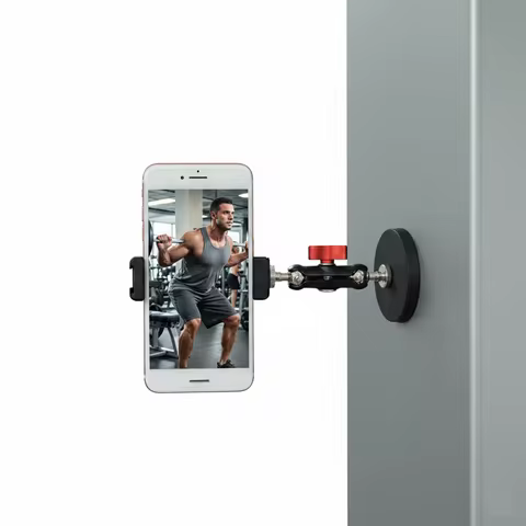 Gym Magnetic Phone Holder Mobile Stand Support Tripod Smartphone Bracket Strong Magnets for Iphone S
