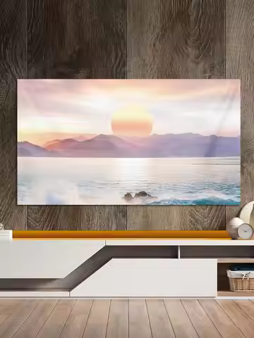 New 2024 Dustproof TV Cover Cloth for 55 Inch 85 Inch 75 Inch Televisions Nordic Sle Fabric TV ield