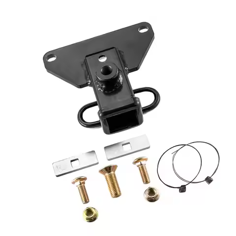 2" Towing Hitch Receiver Black Tow Hitch Receiver for Tow Hooks Bike Racks