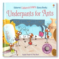 USBORNE LISTEN AND READ STORY BOOKS : UNDERPANTS FOR ANTS (AGE 3+) BY DKTODAY