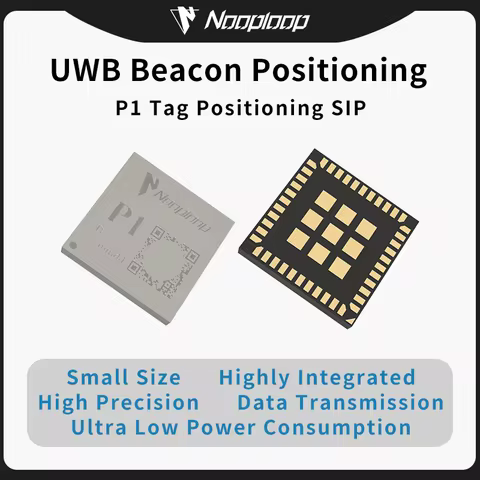 P1 tag positioning SlP/Module, Nooploop UWB beacon positioning system, UART&lIC