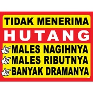 No Debt Stickers / No Debt Stickers Waterproof Vinyl Stickers